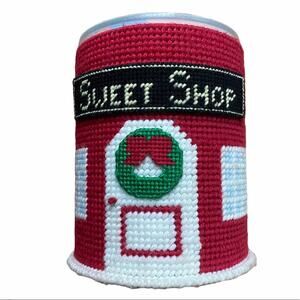Yarn Art Sweet Shop Holiday Covered Coffee Storage Can